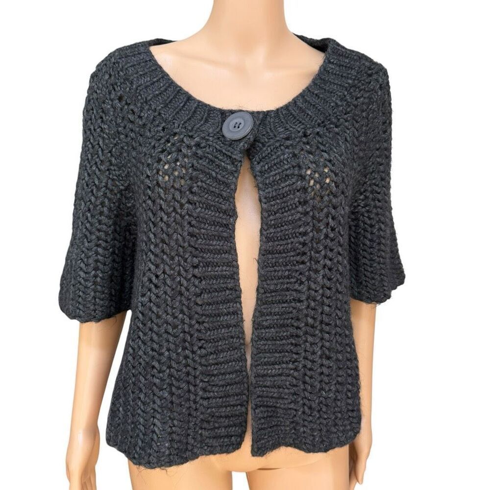 Ruff Hewn wool/alpaca blend sweater cardigan size L